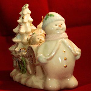 Lenox Snowman with Sleigh